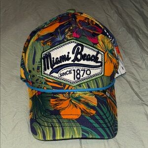 Colorful Miami Beach Cap